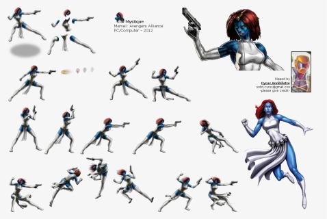 Click To View Full Size - Marvel Future Fight Mystique, HD Png Download, Free Download
