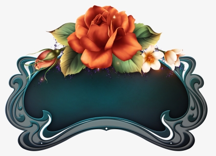 Summer Roses Flower Boarders, Flower Frame, Framed - Mujer Tú Eres Especial, HD Png Download, Free Download