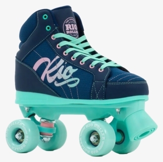 Roller Skates Blue And Pink, HD Png Download, Free Download