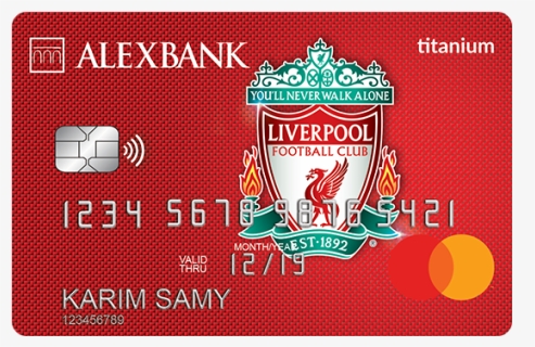 Liverpool Fc Titanium Credit Card - بطاقة ليفربول بنك الاسكندرية, HD Png Download, Free Download