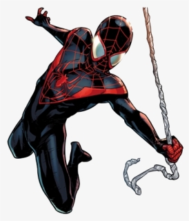Miles Morales Png File - Black Spider Man Drawing, Transparent Png, Free Download