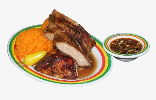 Plate Of Bbq Png - Jamaican Grill Guam Logo, Transparent Png, Free Download