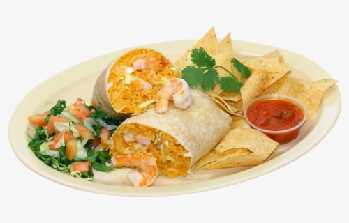 Mexican Burrito Plate Png - Wrap Roti, Transparent Png, Free Download