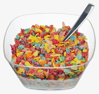 Bowl Of Fruity Pebbles Cereal, HD Png Download, Free Download
