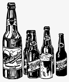 Beer Bottle Line Art, HD Png Download, Free Download
