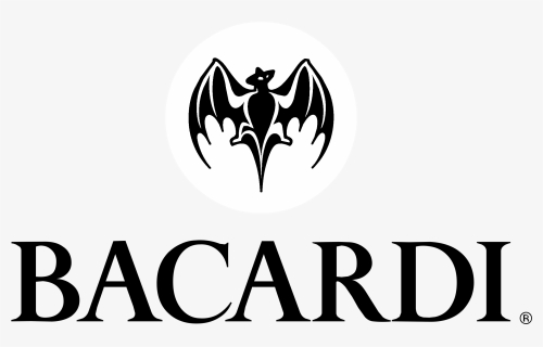 Bacardi Logo Black And White - Bacardi, HD Png Download, Free Download