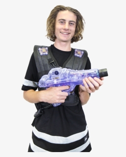 Man With A Helios Pack - Water Gun, HD Png Download, Free Download