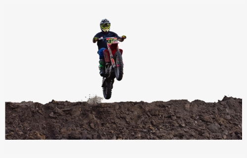 Motocross, Jump, Airborne, Dangerous, Dirtbike, Ramp - Portable Network Graphics, HD Png Download, Free Download