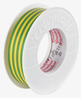 Vde Electrical Insulation Tape, 25 M, 25 Mm, Green-yellow - Green And Yellow Tape Png, Transparent Png, Free Download