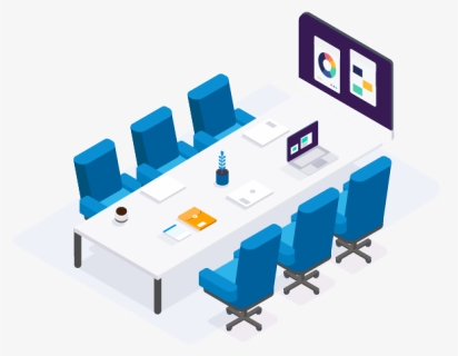 The Board Room Illustration App Flat Technology Vector - Graphic Design, HD Png Download, Free Download