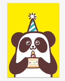 Happy Birthday Yellow Panda - Gambar Happy Birthday Pink, HD Png Download, Free Download
