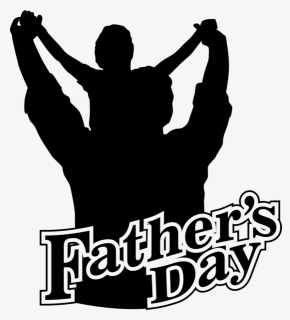 Fathers Day Silhouette - Clip Art Father's Day, HD Png Download, Free Download