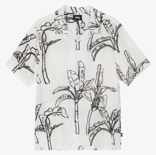 Banana Tree Shirt"  Title="banana Tree Shirt, Off White - Stussy Banana Tree Shirt, HD Png Download, Free Download