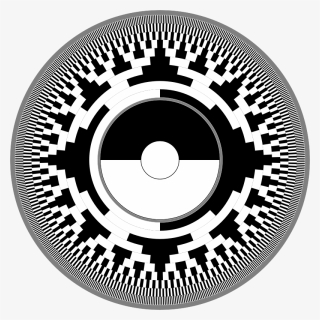 Gray-code As Compact Disk Label - Binary Reflected Gray Code, HD Png Download, Free Download