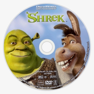 Shrek Dvd Disc Image - Shrek Dvd Cover Disc, HD Png Download, Free Download