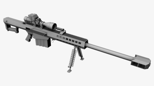 Download For Free Sniper Rifle Png Image Without Background - Barrett M95 50 Cal, Transparent Png, Free Download