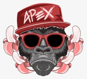 Hat Clipart Mobster - Monkey With Gas Mask, HD Png Download, Free Download