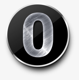 Metal Number 0 Png, Transparent Png, Free Download