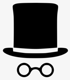 Cylinder Gentleman Fashion Glasses Svg Png Icon Free - Gentleman Hat Png, Transparent Png, Free Download