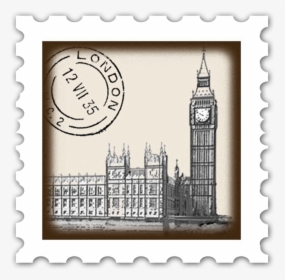 Mail Clipart Envelope Stamp - London Postage Stamps, HD Png Download, Free Download