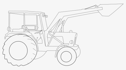 John Deere Tractor Drawing, HD Png Download, Free Download