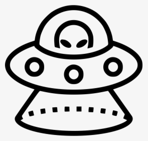 Ufo Space Ship Alien - Little Alien In Ufo, HD Png Download, Free Download