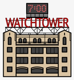 Brooklyn Watchtower Sign Sign Electronic Clock Time - Graphic Design, HD Png Download, Free Download