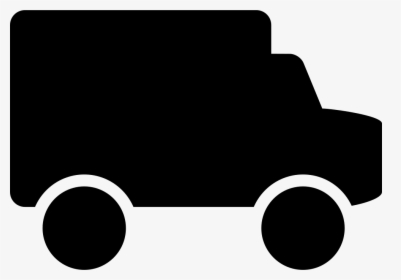 Small Truck Black Side View Silhouette - Car, HD Png Download, Free Download