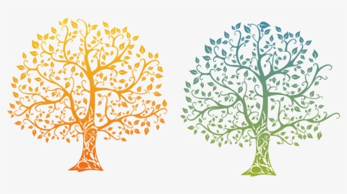 Life Family Gradient Of Tree Drawing Clipart - Health And Wellbeing Tree, HD Png Download, Free Download