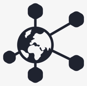 Icon Global Connections - Global Icon Png, Transparent Png, Free Download