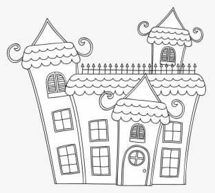 Drawing Halloween Haunted House - Haunted House, HD Png Download, Free Download