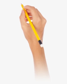 Our Service 54e349fb8296fe81716c0a8b Hand Pencil - Hand Holding Pencil Png, Transparent Png, Free Download