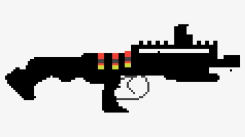 Drawn Shotgun Pixel Art - Fortnite Heavy Shotgun Pixel Art, HD Png Download, Free Download