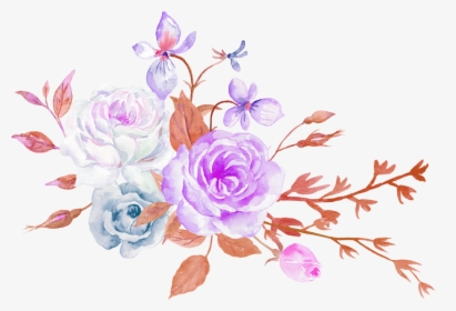 Rose Flower Aesthetics Floral - Vintage Aesthetic Flower Png, Transparent Png, Free Download