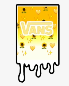 Vans Aesthetic Yellow - Yellow Aesthetic Stickers HD Png Download - kindpng