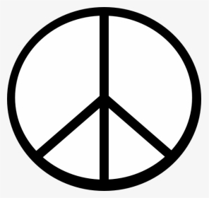 Infinity Symbol Clip Art - Thin Peace Sign Outline, HD Png Download, Free Download