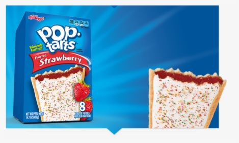 Transparent Breakfast Cereal Clipart - Pop Tart Strawberry No Frosting, HD Png Download, Free Download