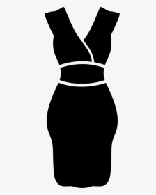 Sexy Feminine Dress In Black - Sexy Dress Png, Transparent Png, Free Download