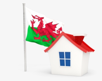 House With Flag - House With Malaysia Flag, HD Png Download, Free Download