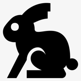Easter Rabbit Icon - Rabbit Logo Png Files, Transparent Png, Free Download
