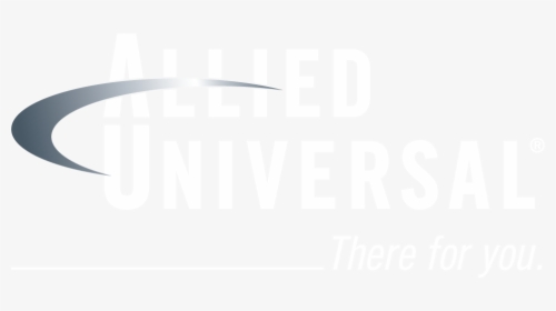 There For You - Allied Universal Black Logo, HD Png Download, Free Download