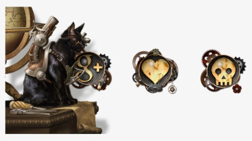 Pre - Steampunk Png Icons, Transparent Png, Free Download