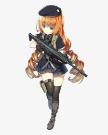«anime Girl Gun Transparent & Png Clipart Free Download - Girls Frontline Arx 160, Png Download, Free Download