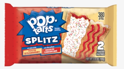 Pop Tarts Splitz Frosted Strawberry & Cheesecake, HD Png Download, Free Download