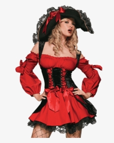 Vixen Pirate Wench Costume Dress - Leg Avenue Pirate Dress, HD Png Download, Free Download