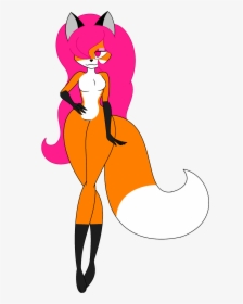 Anthro Furry Vixen Kimiko - Cartoon, HD Png Download, Free Download