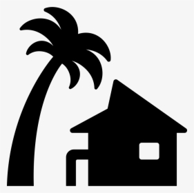 Beach House Icon - Beach House Icon Png, Transparent Png, Free Download