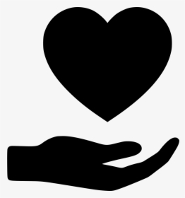 Hand And Heart Icon, HD Png Download, Free Download