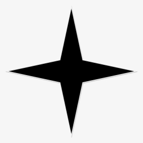 Transparent 4 Point Star Clipart - Star Icon Png White, Png Download ...