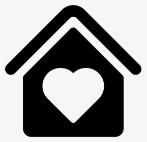 House With Heart Shape Svg Png Icon Free Download - House With Heart Logo, Transparent Png, Free Download